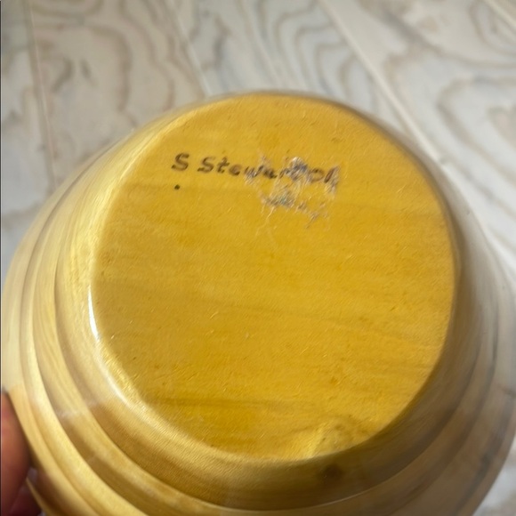 Handcrafted Wooden Bowl - Picture 4 of 4